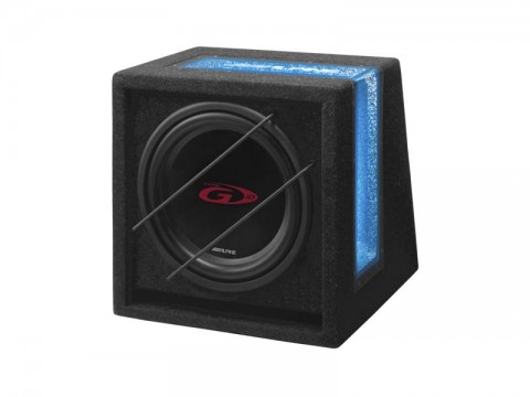 Automobilinė žemų dažnių kolonėlė 10" (25cm) 500W 4Ώ Alpine SBG-1044BR